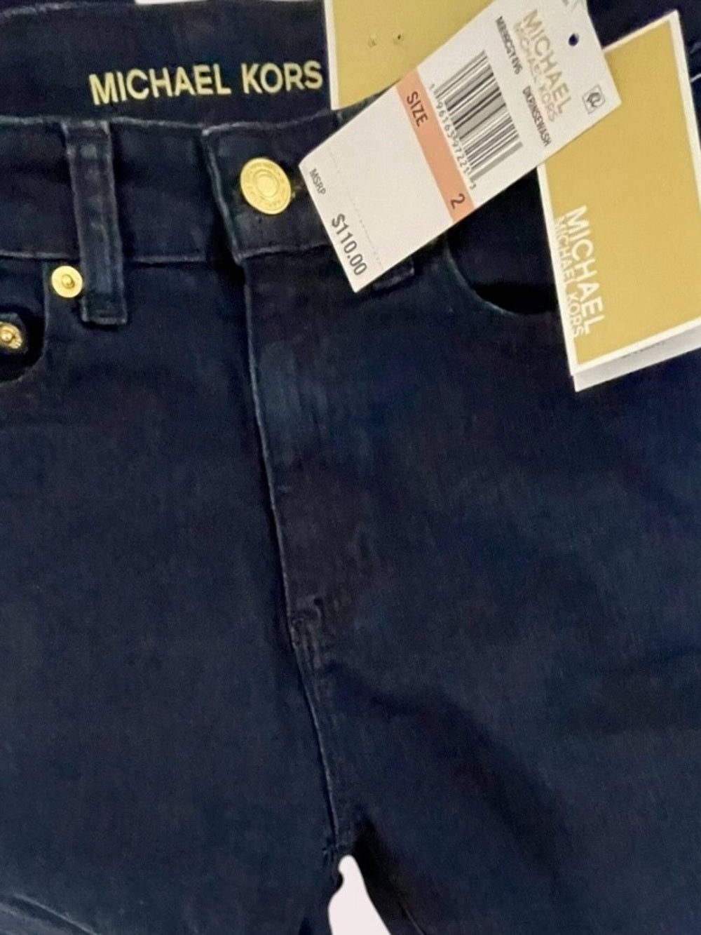 Michael Kors Dark Wash Skinny Jeans