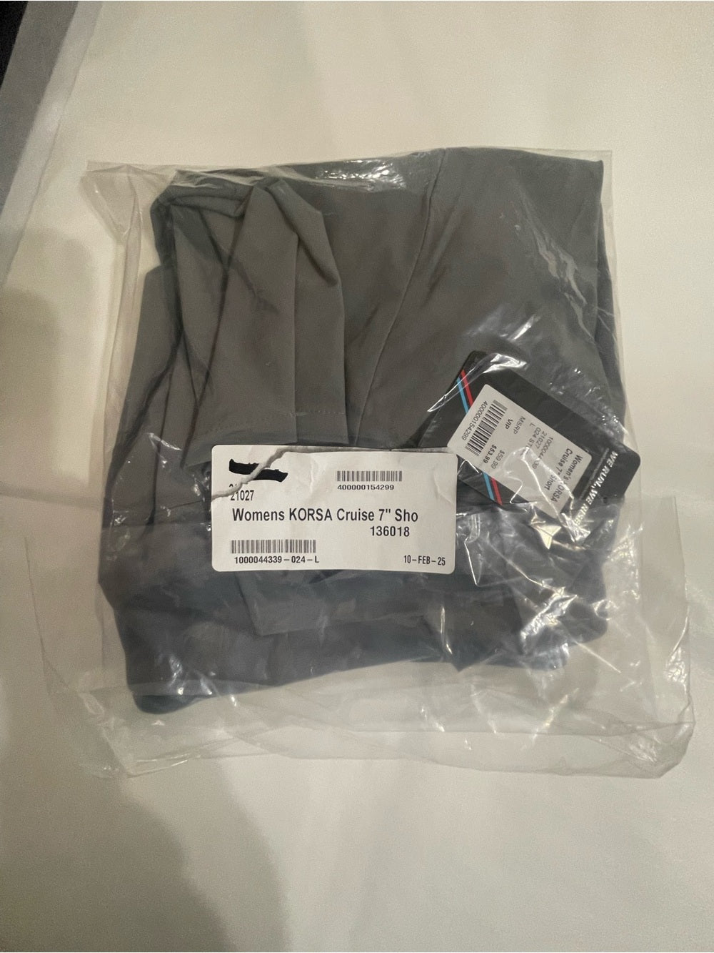 KORSA Cruise 7-Inch Steel Gray Running Shorts