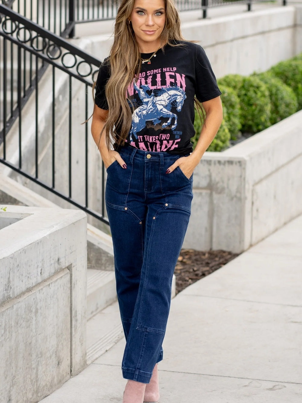Judy Blue Vintage Horizon Utility Straight-Leg Jeans