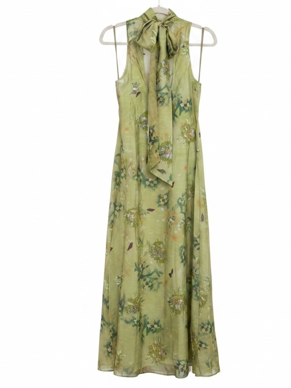 o.p.t Naia Mariposa Beaded Floral Maxi Dress