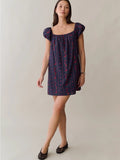 Sorella Atelier Nya Scarlet Vine Cotton Mini Dress