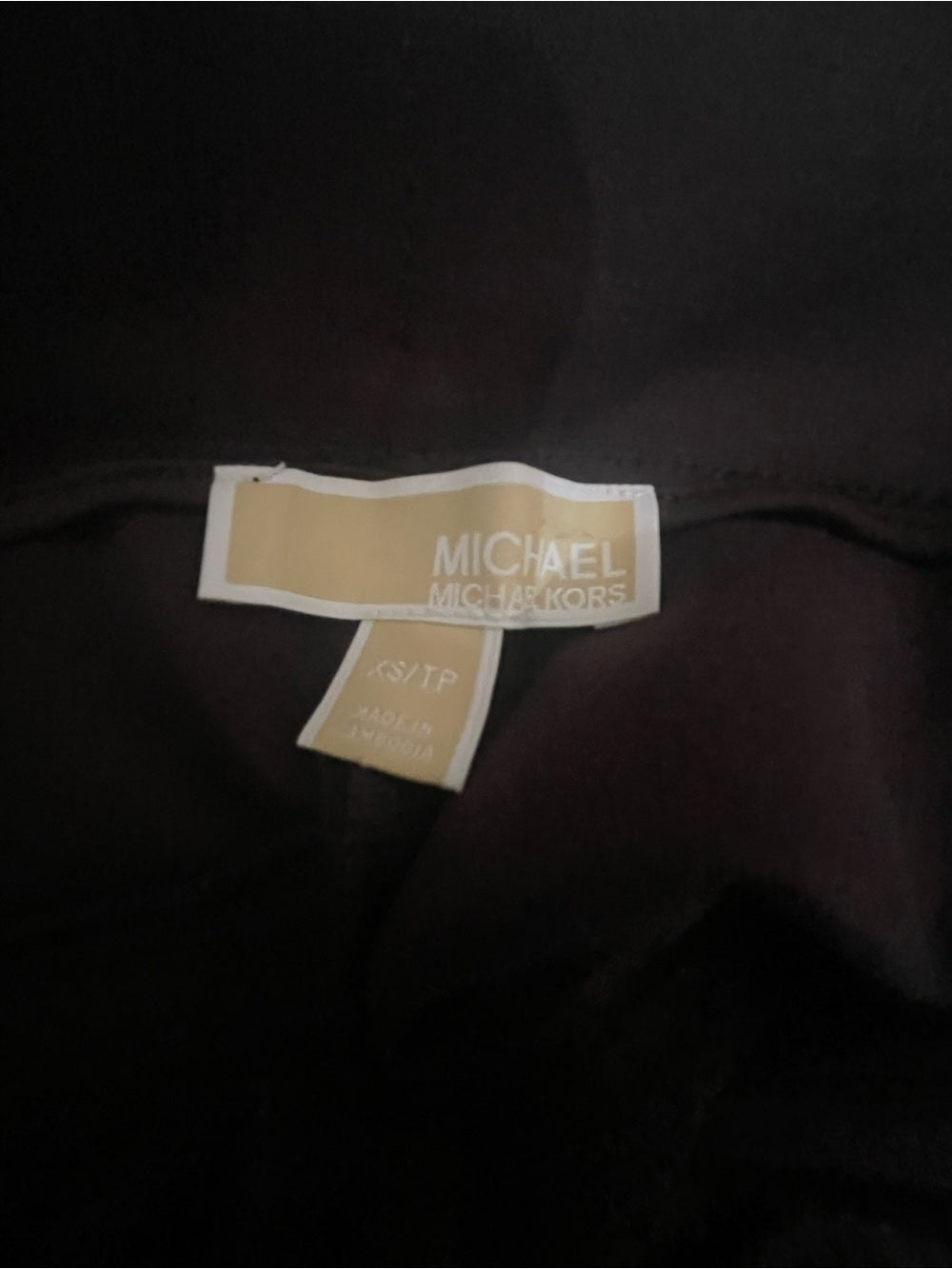 Michael Kors Chocolate Brown Slim Ankle Pants