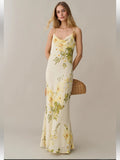 o.p.t Euridice Sunpetal Floral Maxi Dress