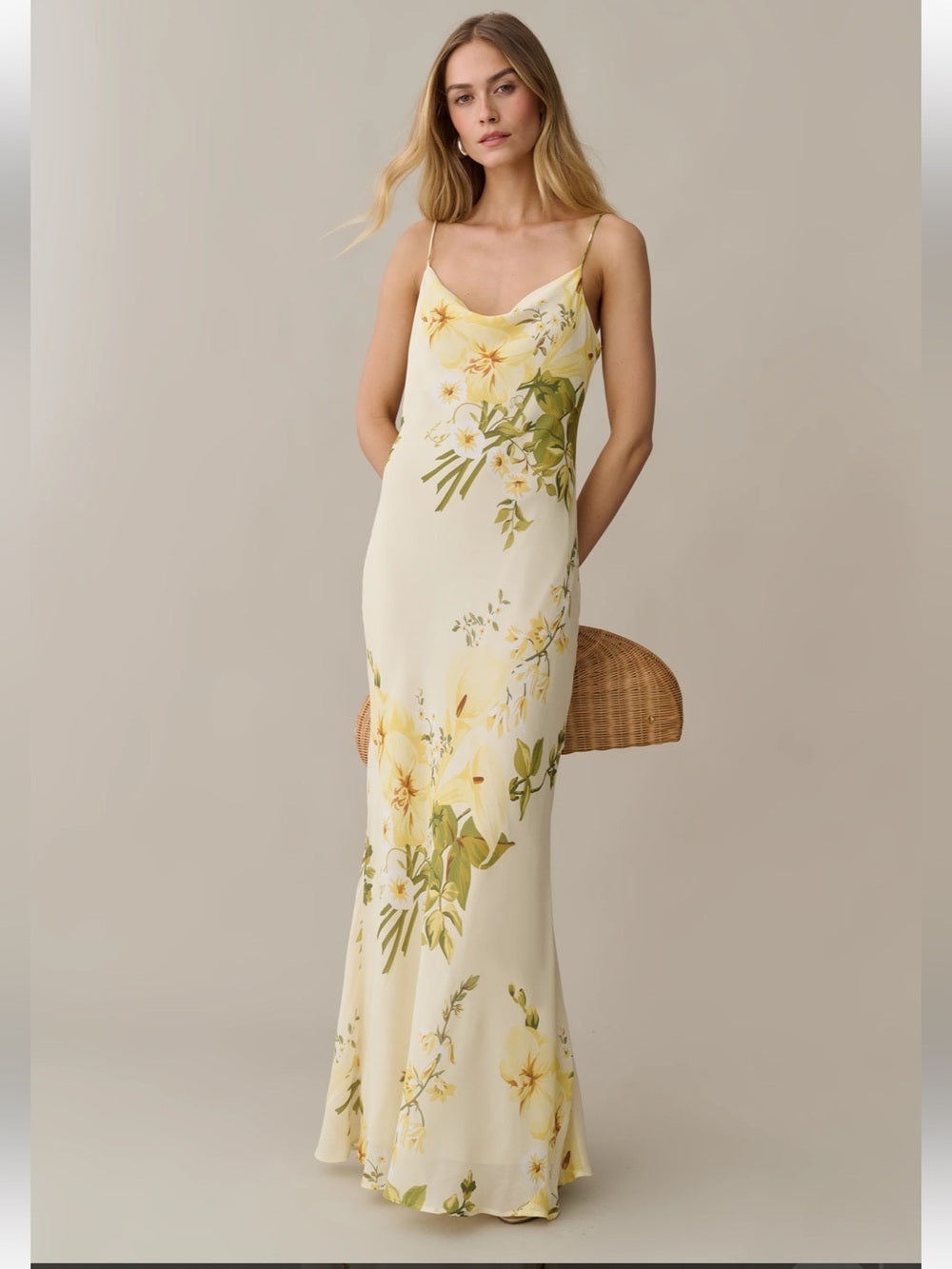 o.p.t Euridice Sunpetal Floral Maxi Dress