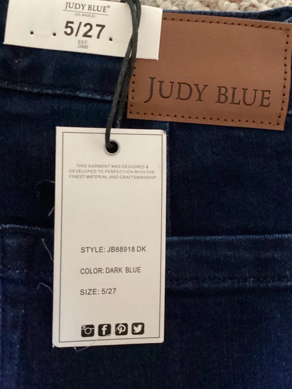 Judy Blue Vintage Horizon Utility Straight-Leg Jeans
