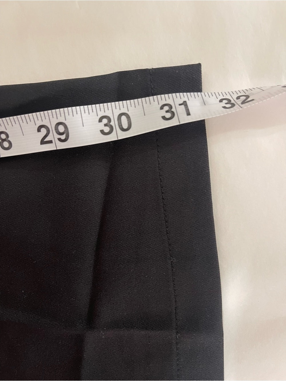 Black High-Rise Wide-Leg Trousers