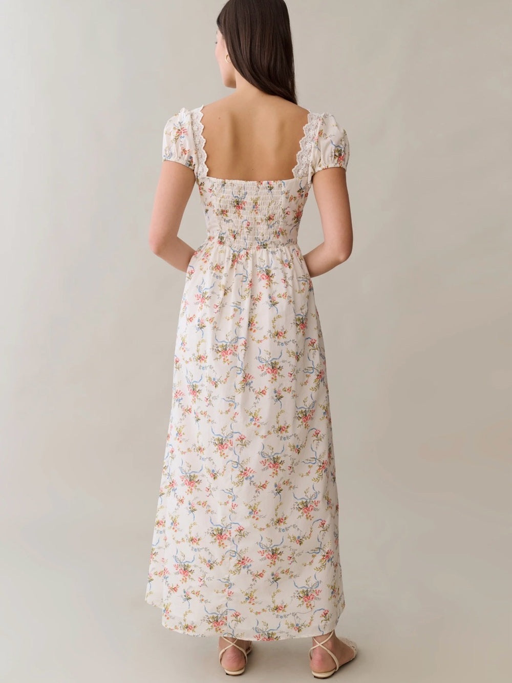Sorella Atelier Floral Cotton Maxi Dress