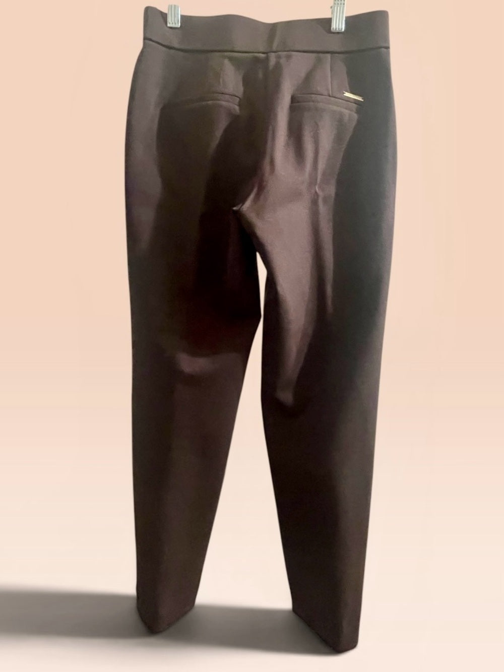 Michael Kors Chocolate Brown Slim Ankle Pants