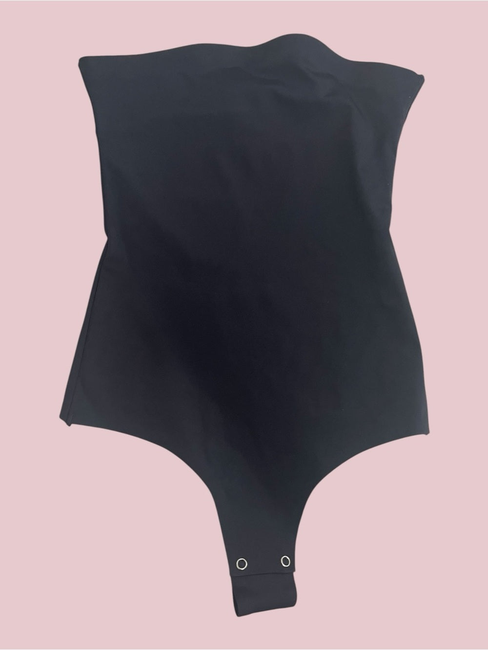 Black Strapless Bodysuit