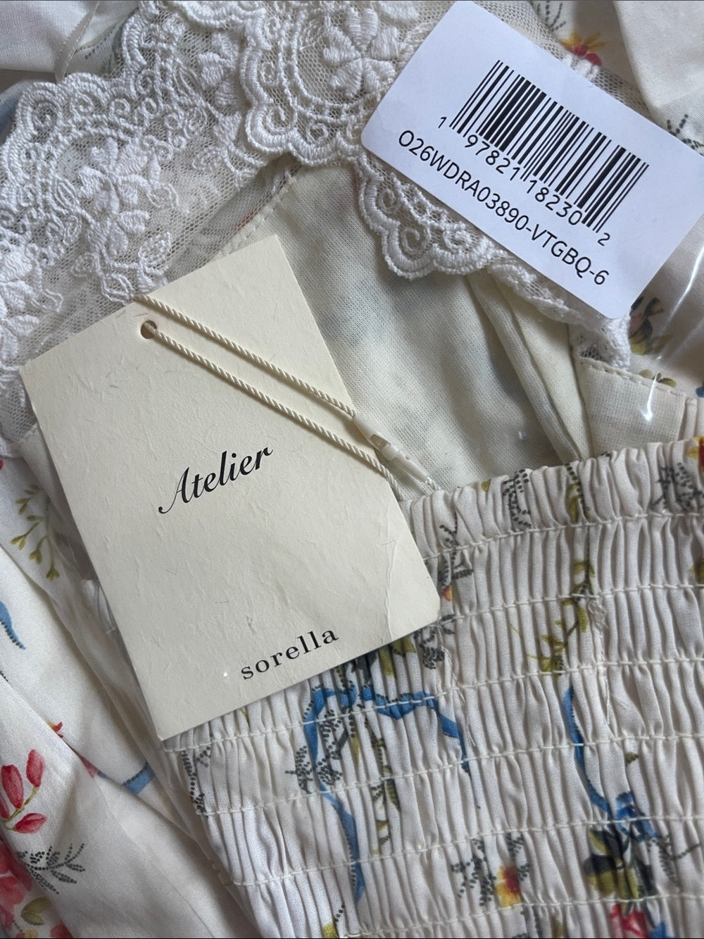 Sorella Atelier Floral Cotton Maxi Dress