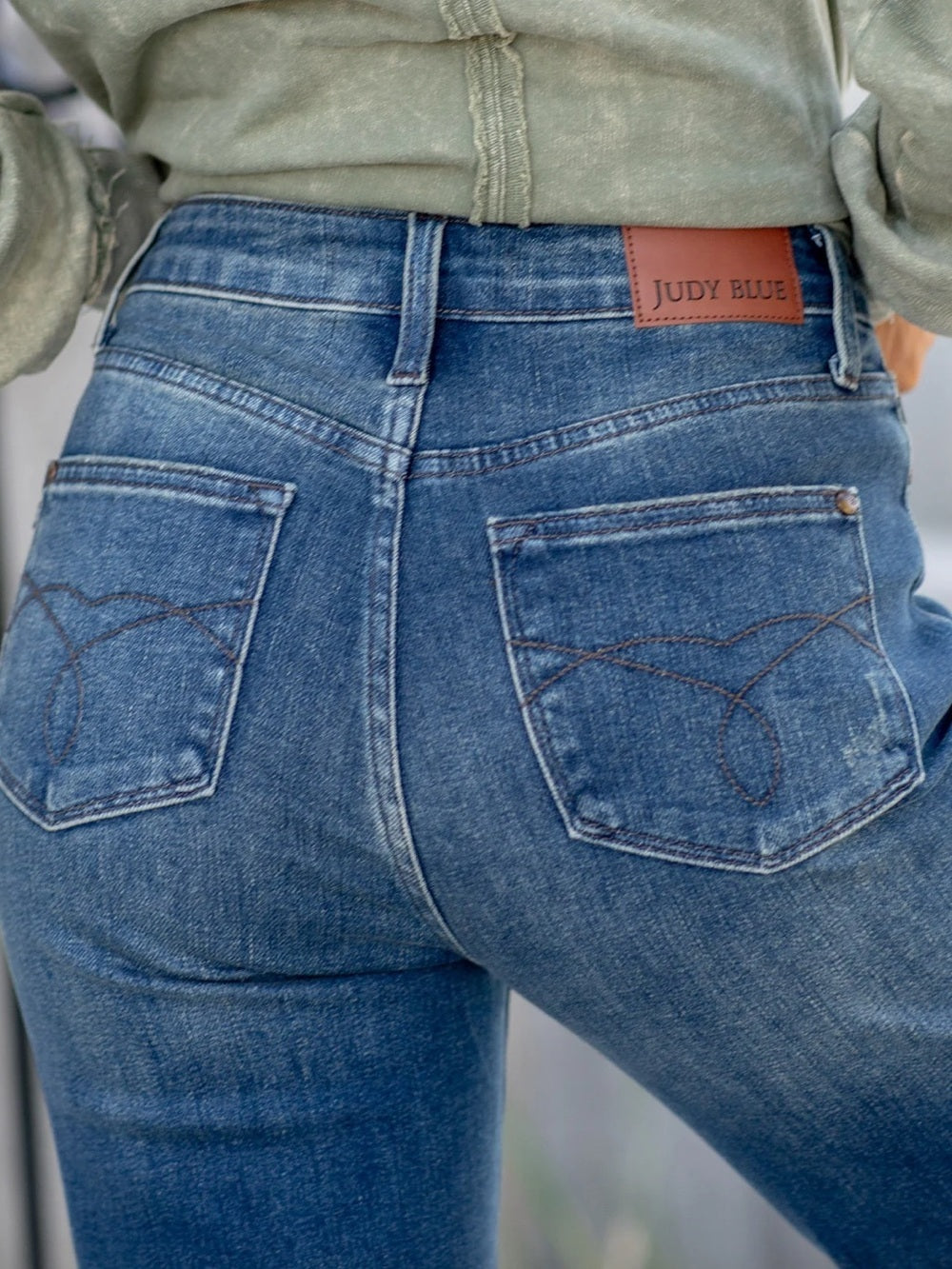 Judy Blue Friday Night Ripped Dad Fit Jeans