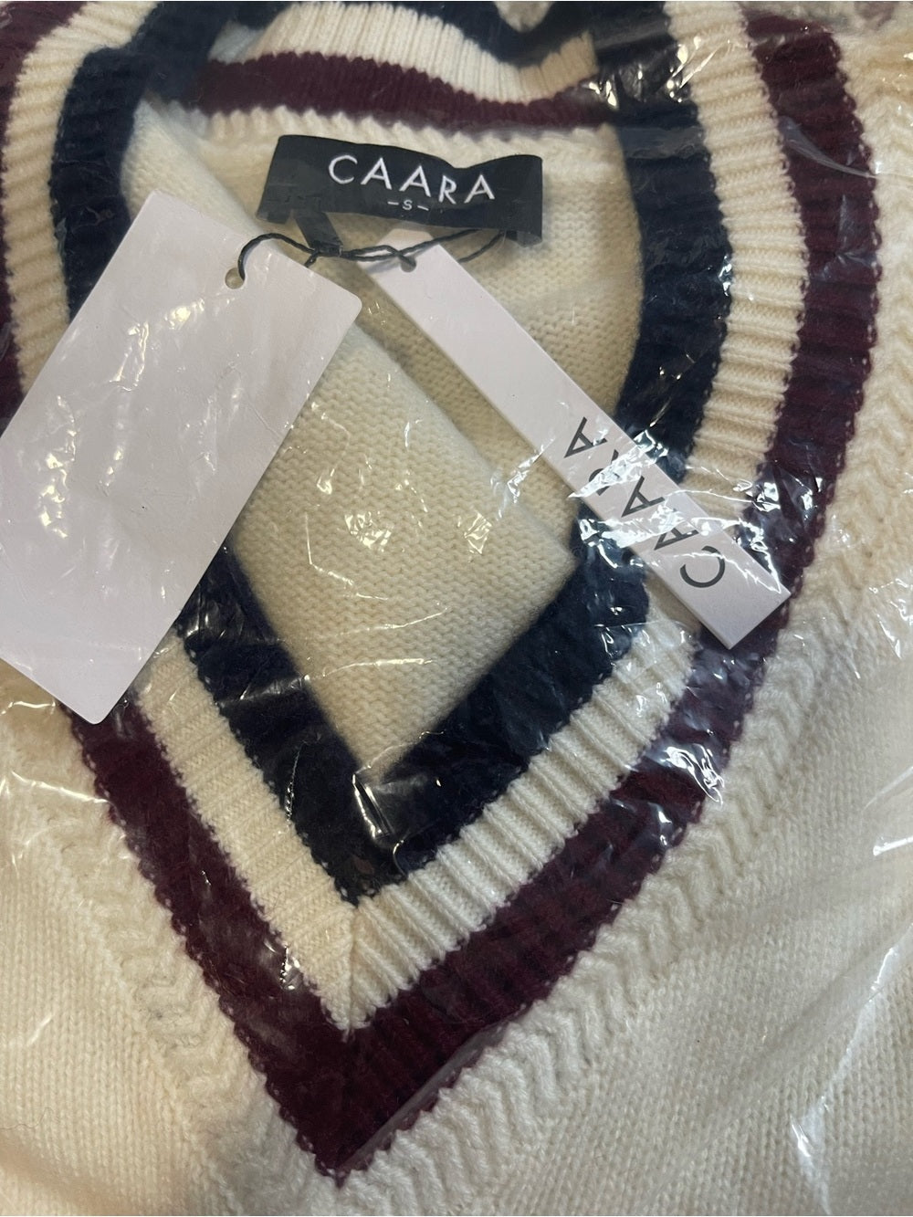 CAARA Brenna Merino Wool V-Neck Sweater