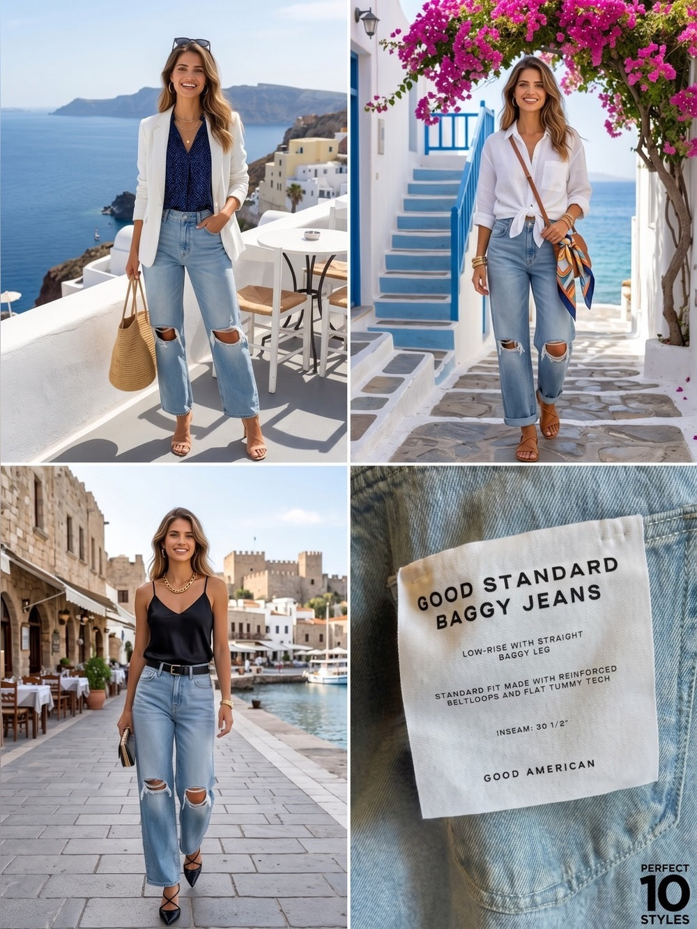 Good American Good Standard Baggy Jeans