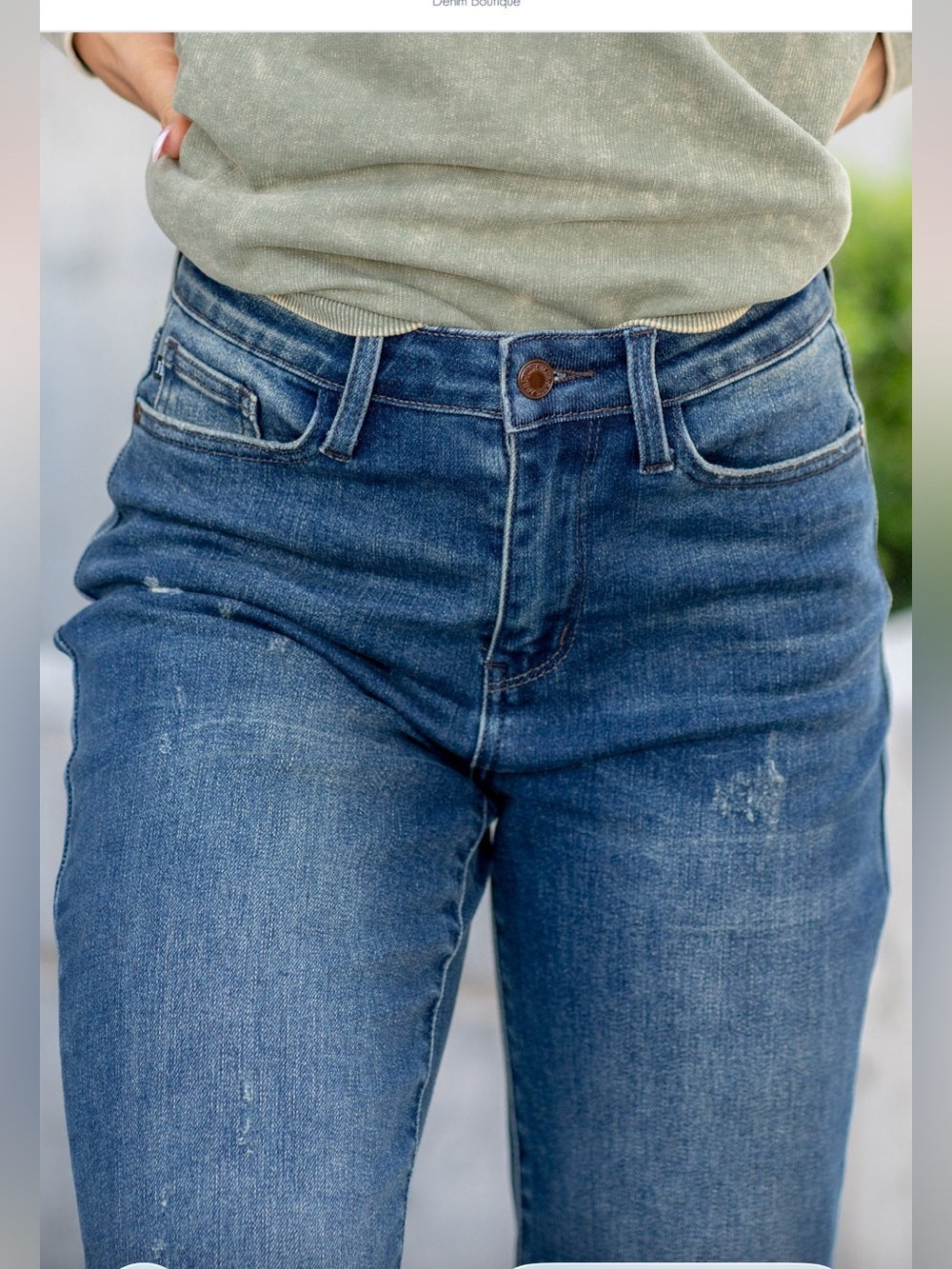 Judy Blue Friday Night Ripped Dad Fit Jeans