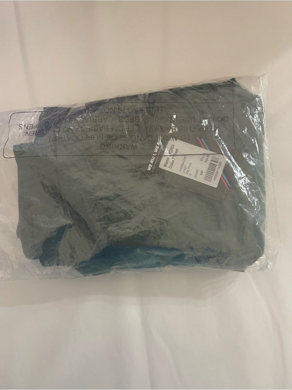 KORSA Cruise 7-Inch Pine Green Running Shorts