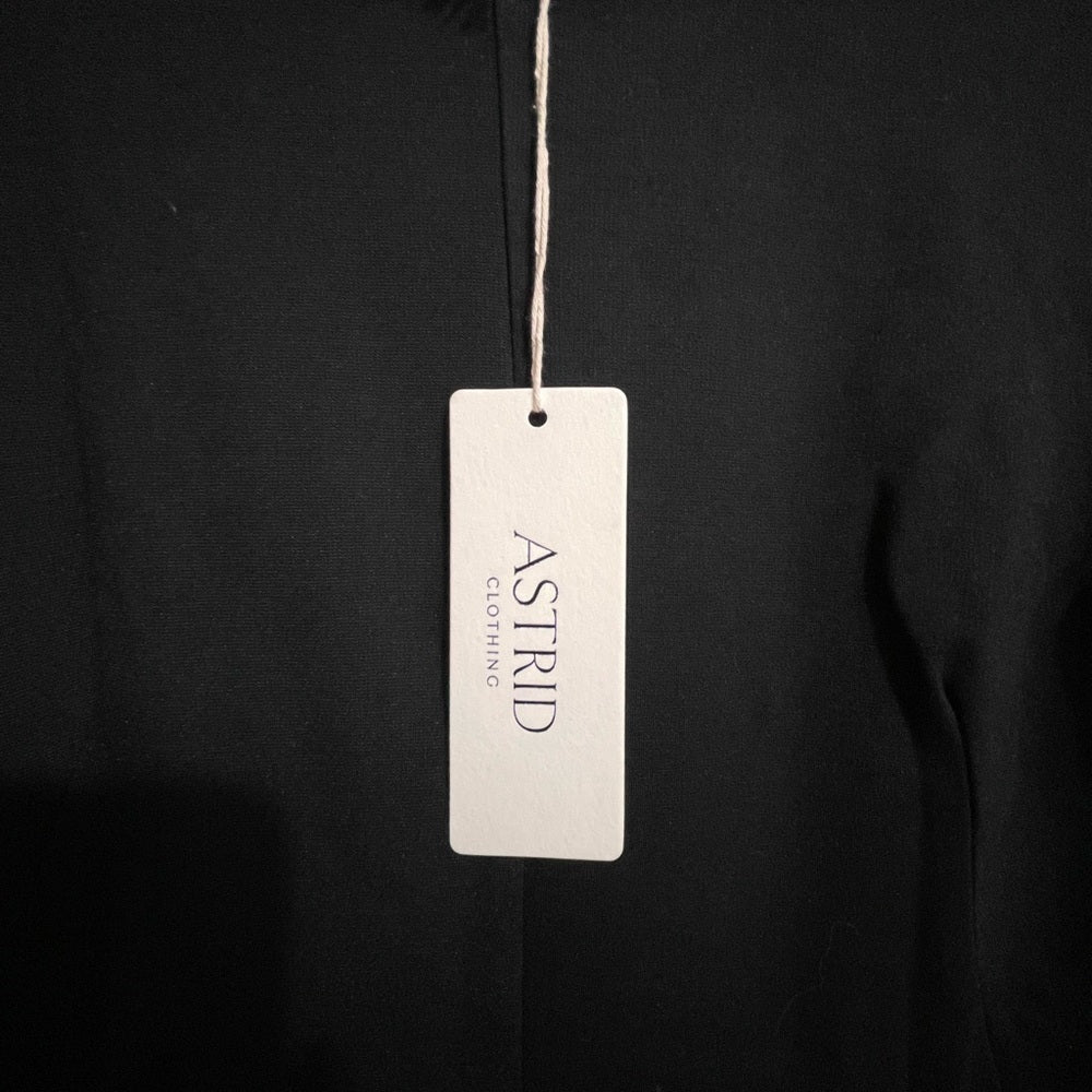 Astrid Clothing Black Midi Dress