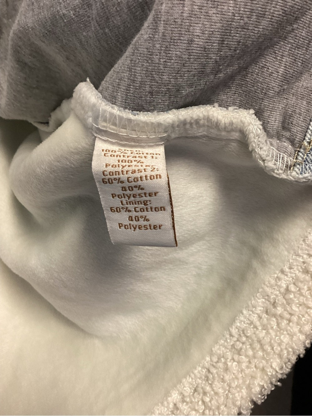 Open SZN Sherpa Denim Hooded Jacket
