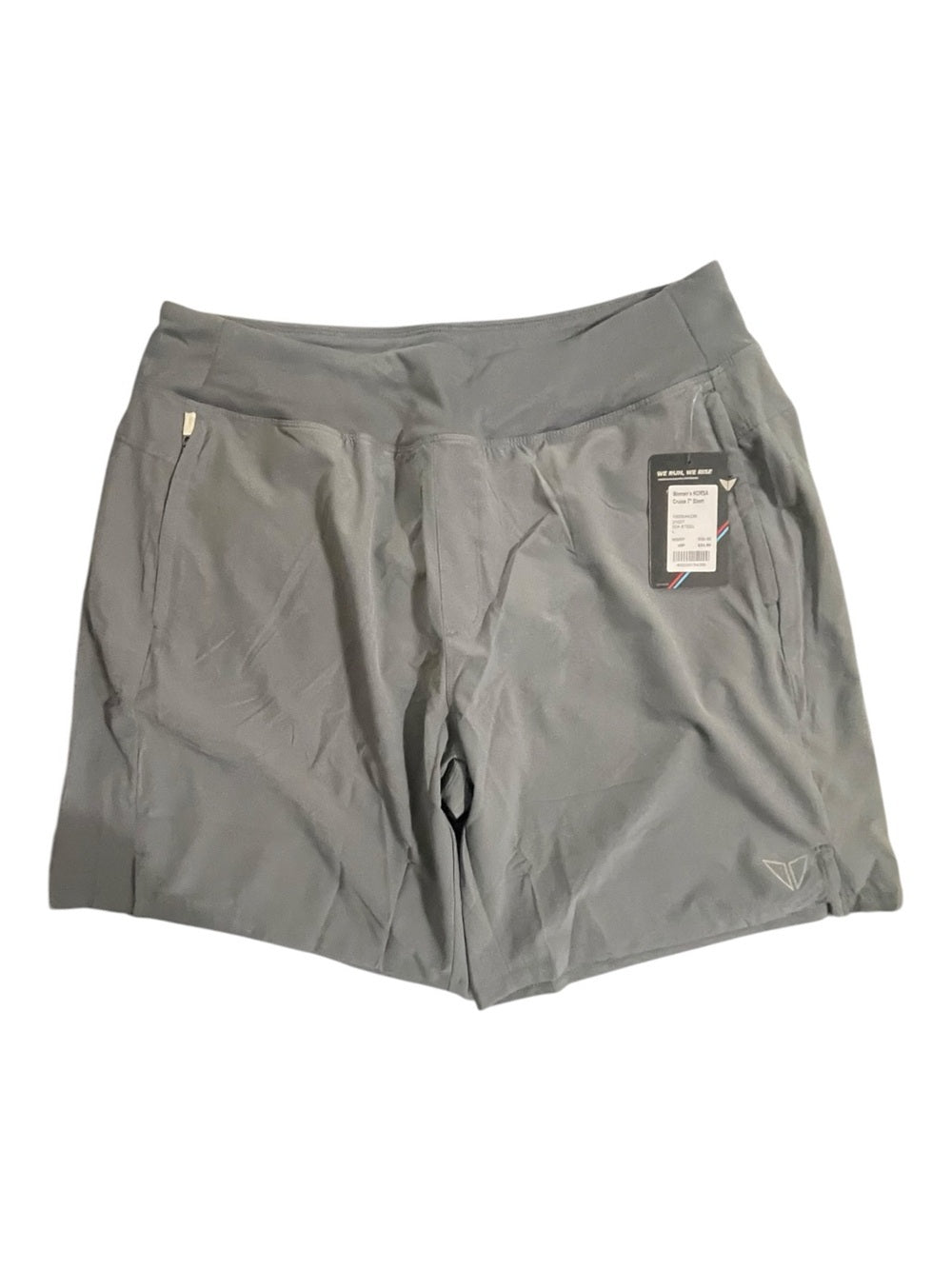 KORSA Cruise 7-Inch Steel Gray Running Shorts