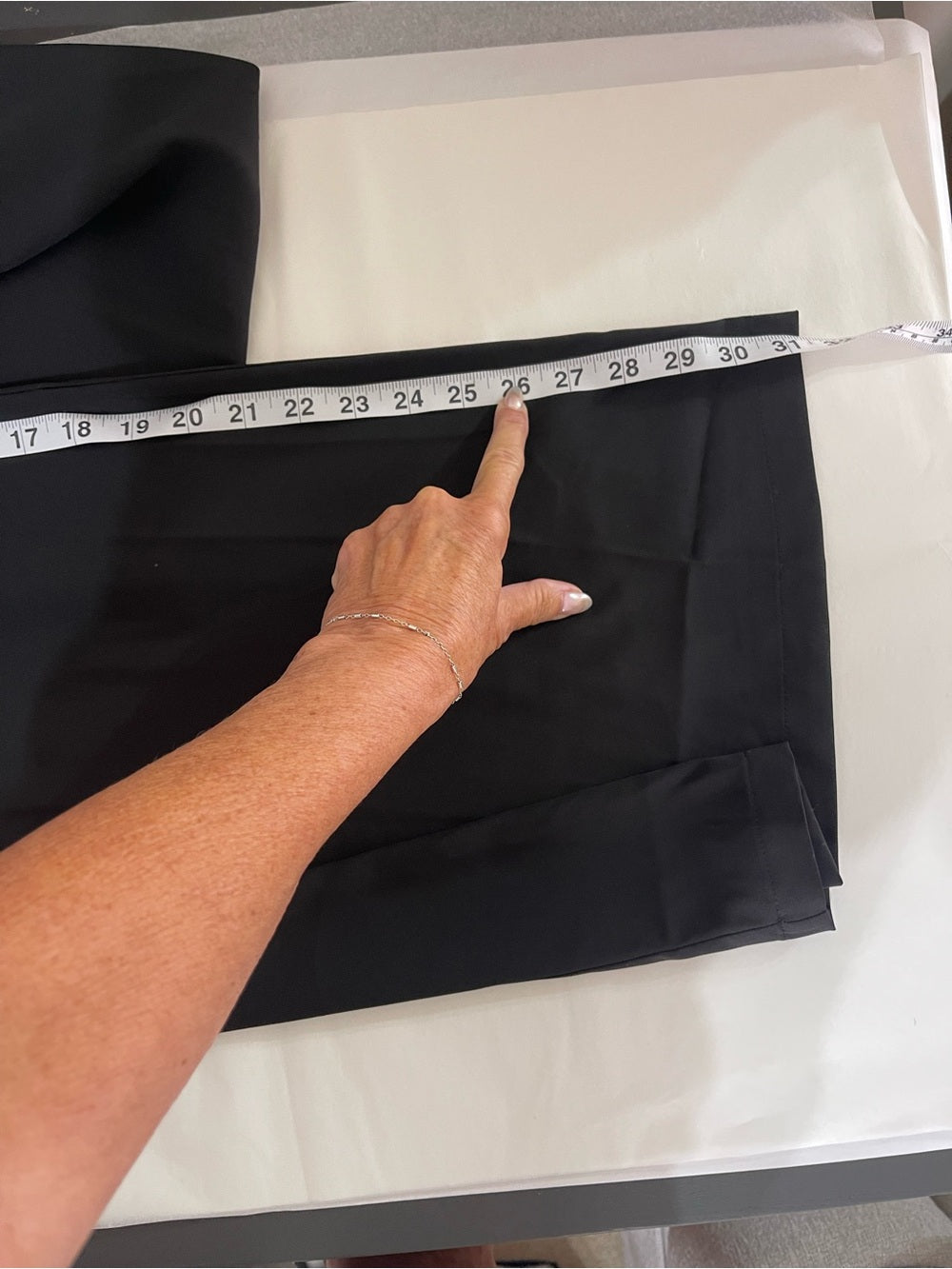 Black High-Rise Wide-Leg Trousers